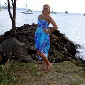 High Low Multi Colored Dress